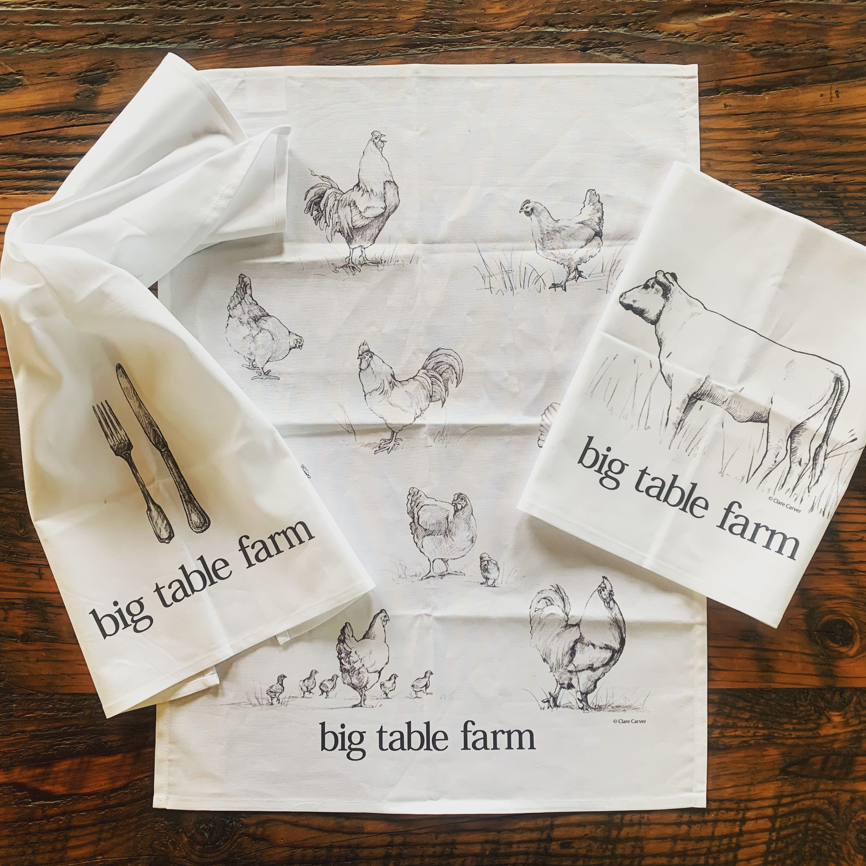 Product Image for Big Table Farm Tea Towels - only available with wine purchase