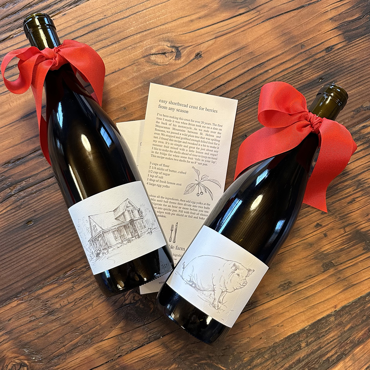 Holiday Two Bottle Pack Pinots (shipping included)